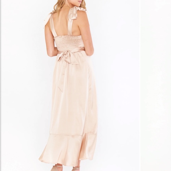 “Show Me Your Mumu” Claire Midi Dress in Champagne - Picture 3 of 3